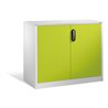 C+P Akten-Sideboard Acurado mit Drehtüren, 2 Ordnerhöhen, H1000xB1200xT500mm Front Viridingrün Korpus Lichtgrau