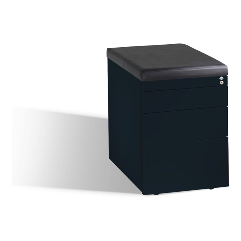 C+P Sitzcontainer Asisto M/2/3/4, H570xB430xT600mm Schwarzgrau