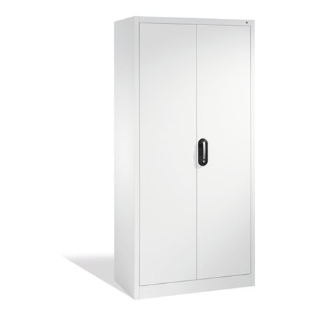 C+P Aktenschrank Acurado mit Drehtüren, innen 30 Gefache, H1950xB930xT400mm Front Reinweiß Korpus Reinweiß
