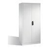 C+P Aktenschrank Acurado mit Drehtüren, innen 6 Pendelstangen, H1950xB930xT500mm Front Lichtgrau