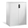 C+P Akten-Sideboard Acurado mit Drehtüren, 3 Ordnerhöhen, H1200xB930xT500mm Front Lichtgrau Korpus Lichtgrau