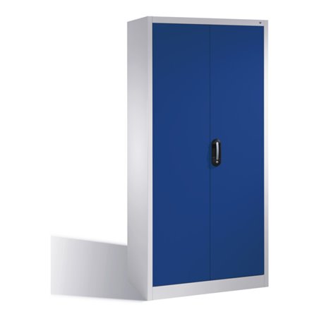 C+P Akten-Garderobenschrank Acurado mit Drehtüren, H1950xB930xT400mm Front Lapisblau Korpus Lichtgrau