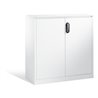 C+P Akten-Sideboard Acurado mit Drehtüren, 3 Ordnerhöhen, H1200xB1200xT400mm Front Reinweiß Korpus Reinweiß