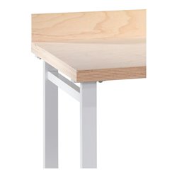 C+P Abrollrand für Arbeitsplatte Werkbank, H140xB2000xT12mm