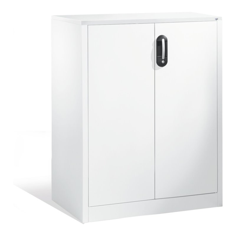 C+P Akten-Sideboard Acurado mit Drehtüren, 3 Ordnerhöhen, H1200xB930xT500mm Front Reinweiß Korpus Reinweiß