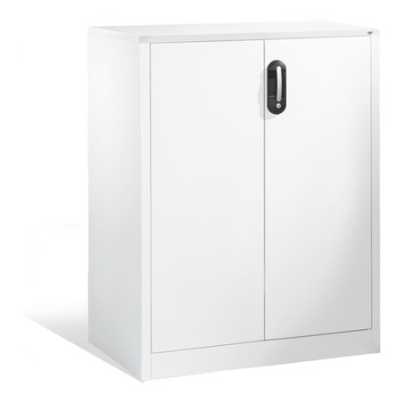 C+P Akten-Sideboard Acurado mit Drehtüren, 3 Ordnerhöhen, H1200xB930xT500mm Front Reinweiß Korpus Reinweiß