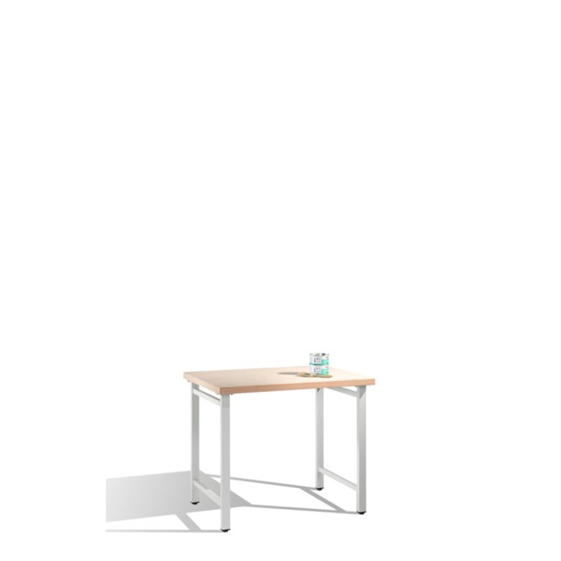 C+P Werkbank mit Multiplexplatte, H835xB1000xT700mm Farbe Lichtgrau