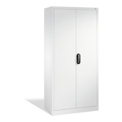 C+P Akten-Garderobenschrank Acurado mit Drehtüren, H1950xB930xT400mm Front Reinweiß Korpus Reinweiß