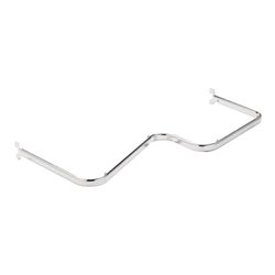 Kleiderstange B.1000mm T.450mm Z-Form chrom