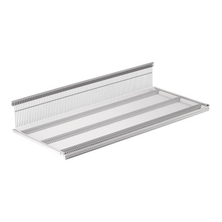 Gitterboden PBE B.1000mm T.470mm RAL 9006