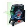 Bosch Linienlaser GCL 2-50 CG, mit Drehhalterung RM 2, 2 x 2,0 Ah Li-Ion Akku, USB Charger, 2 Einlagen, L-BOXX, Schutztasche