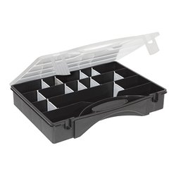 Hünersdorff PP-MAXI, 5 Fächer, 320 x 460 x 80 mm anthrazit, 18 variable Trennstege