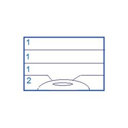 Hünersdorff PP-MAXI, 5 Fächer, 320 x 460 x 80 mm anthrazit, 18 variable Trennstege