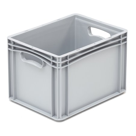 Hünersdorff Eurobehälter PP, 300x400x270 mm Basicline mit 2 Durchfassgriffen