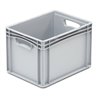 Hünersdorff Eurobehälter PP, 300x400x270 mm Basicline mit 2 Durchfassgriffen