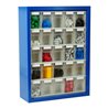 Hünersdorff MultiStore Magazin-Wandhängeschrank 25 einbrennlackiertem Stahlblech,enzianblau (466026)