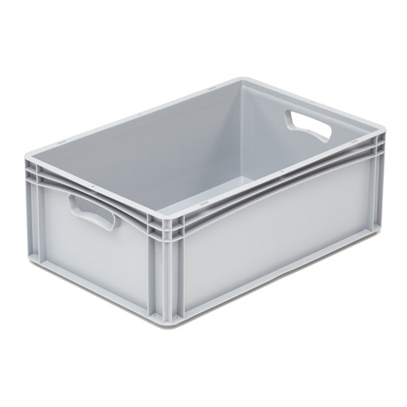 Hünersdorff Eurobehälter PP, 400x600x220 mm Basicline mit 2 Durchfassgriffen
