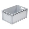 Hünersdorff Eurobehälter PP, 400x600x270 mm Basicline mit 2 Durchfassgriffen