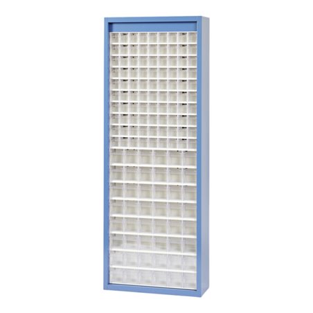 Hünersdorff MultiStore Magazin-Schrank 138 einbrennlackiertem Stahlblech,enzianblau