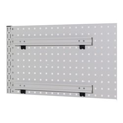 Hünersdorff Halteleiste für Sichtboxen PP Gr. 1-3/L 18x500x45 mm, Zubehör zu Lochplatten