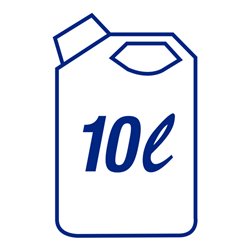 Hünersdorff Metall-Kraftstoff-Kanister CLASSIC 10 L olivgrün, pulverbeschichtet