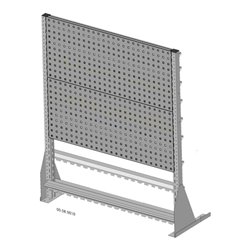 Hünersdorff Tisch-Standregal unbestückt pulverbeschichtet lichtgrau, 1030x1250mm