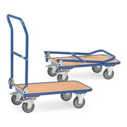 fetra Klappwagen, Tragkraft 250 kg, TPE-Reifen, klappbarer Schiebebügel