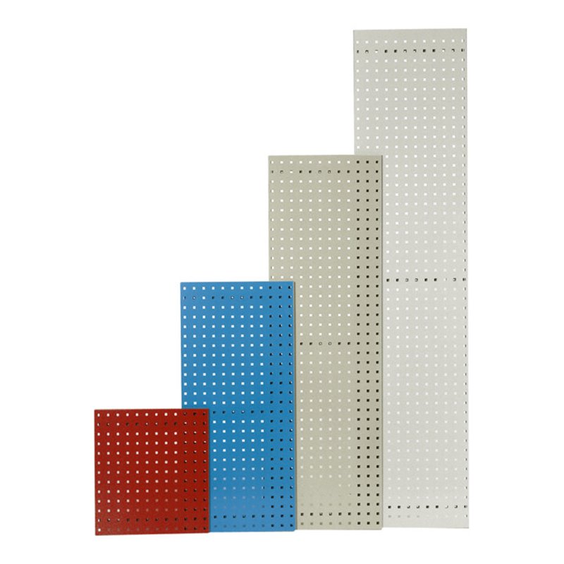 Hünersdorff Lochplattensystem 450 x 1.450 mm pulverbeschichtet, lichtgrau