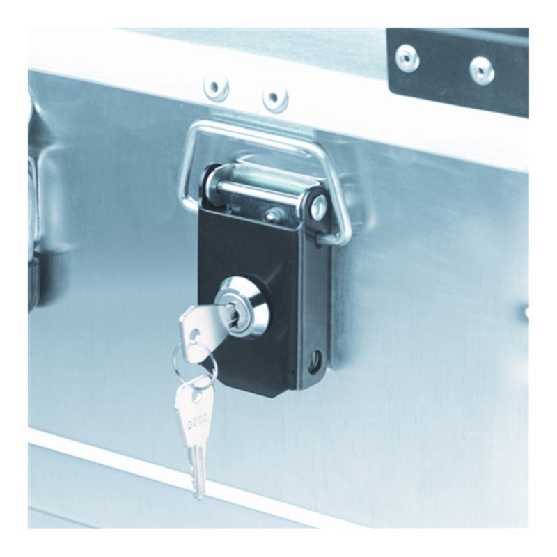 Hünersdorff Zylinderschloss-Set für Aluminiumboxen 2 Schlösser / 2 Schlüssel