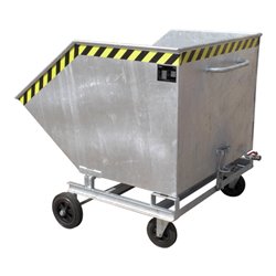 Bauer Südlohn Späne-Kastenwagen SKW 1000, feuerverzinkt