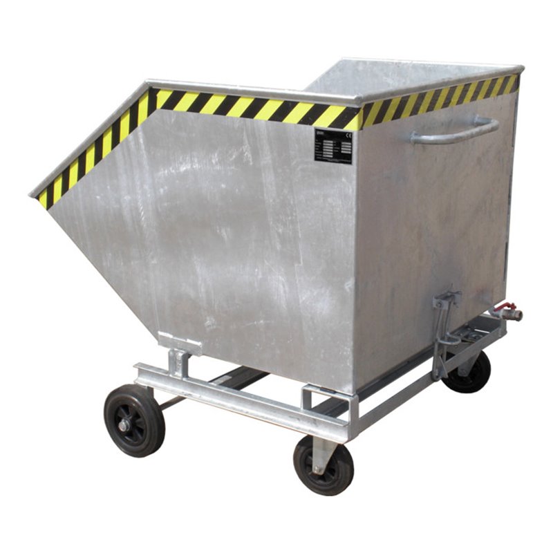 Bauer Südlohn Späne-Kastenwagen SKW 1000, feuerverzinkt