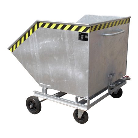 Bauer Südlohn Späne-Kastenwagen SKW 1000, feuerverzinkt