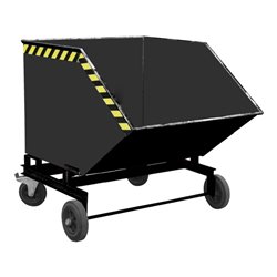 Bauer Südlohn Kastenwagen KW 1000, lackiert, Schwarzgrau