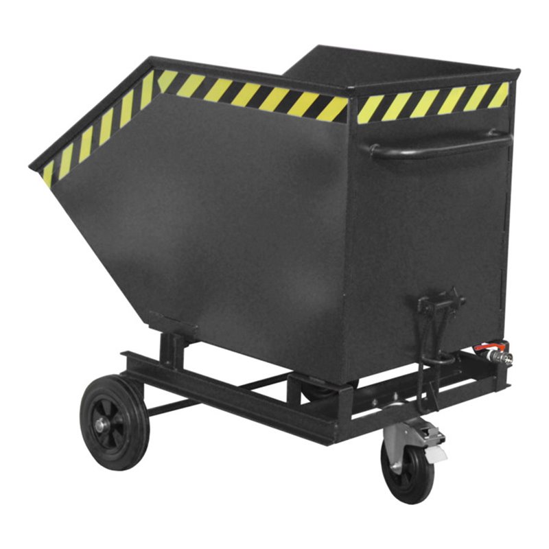 Bauer Südlohn Späne-Kastenwagen SKW 400, lackiert, Schwarzgrau