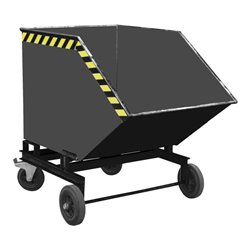 Bauer Südlohn Kastenwagen KW 600, lackiert, Schwarzgrau