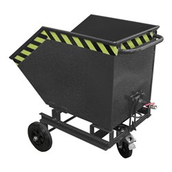 Bauer Südlohn Späne-Kastenwagen SKW 250, lackiert, Schwarzgrau