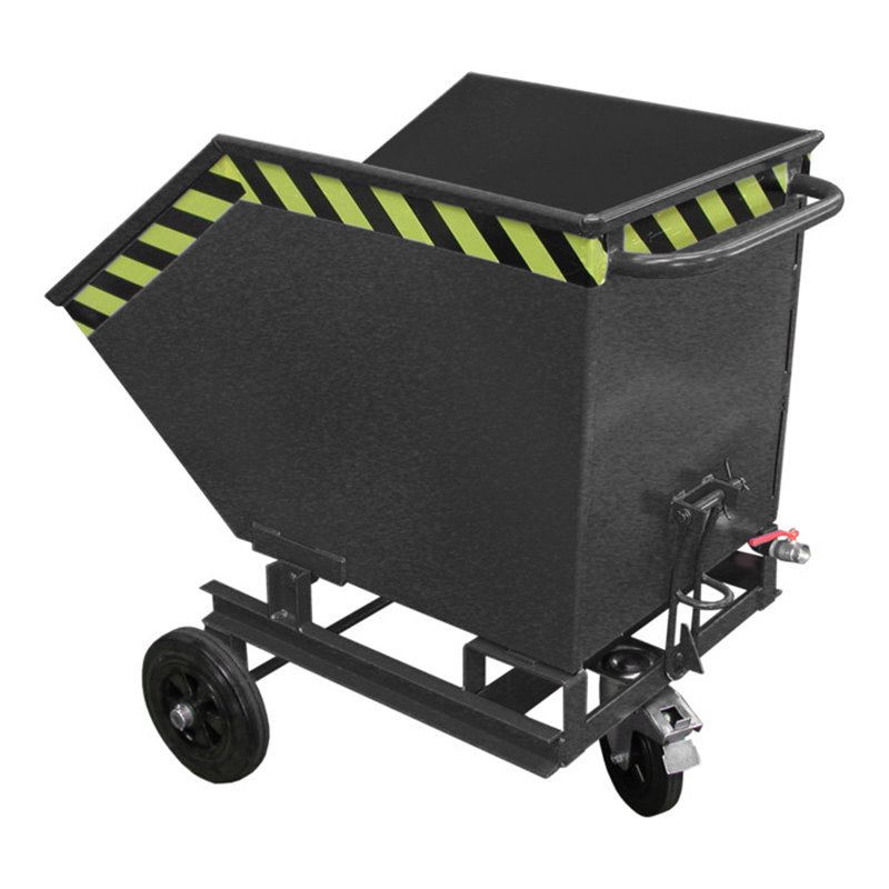 Bauer Südlohn Späne-Kastenwagen SKW 250, lackiert, Schwarzgrau