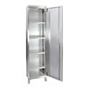Stumpf Edelstahl-Aufbewahrungsschrank Cabinox, 1000x450x400mm, 4 Fachböden, Sockelfüße