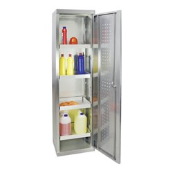 Stumpf Edelstahl-Umweltschrank Cabinox, 1800x450x400mm, 4 dichtgeschweißte Wannen