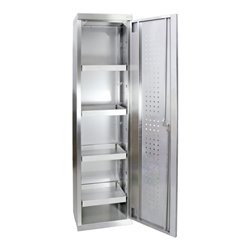 Stumpf Edelstahl-Umweltschrank Cabinox, 1800x450x400mm, 4 dichtgeschweißte Wannen