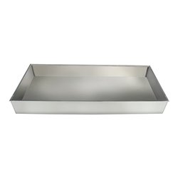 Stumpf Edelstahl-Bodenauffangwanne dichtgeschweißt Cabinox Umweltschränke 900x400mm