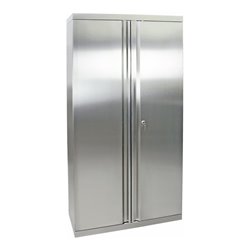 Stumpf Edelstahl-Aufbewahrungsschrank Cabinox, 1800x900x400mm, 4 Fachböden