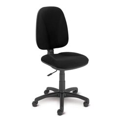 Taurosit Bürostuhl Jupiter ohne Armlehnen Bezug in Schwarz