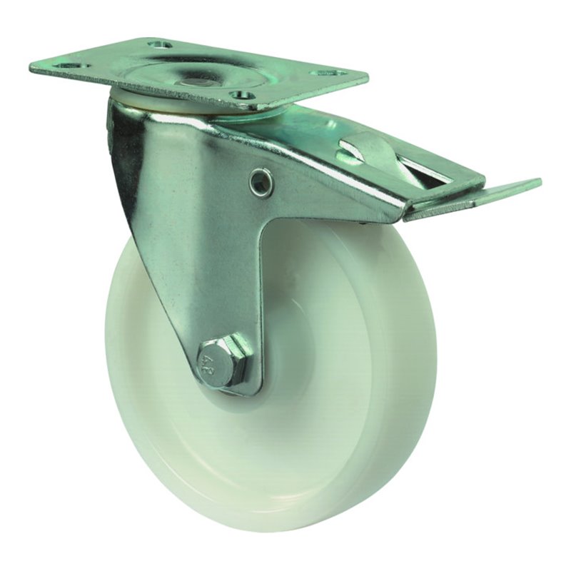 BS Rollen Lenkrollen-Set Kunststoffrad 100 mm