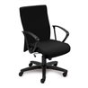 Taurosit Bürostuhl Neo inkl. Armlehnen mit Wippmechanik Bezug in Schwarz