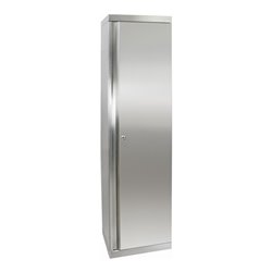 Stumpf Edelstahl-Aufbewahrungsschrank Cabinox, 1800x450x400mm, 4 Fachböden