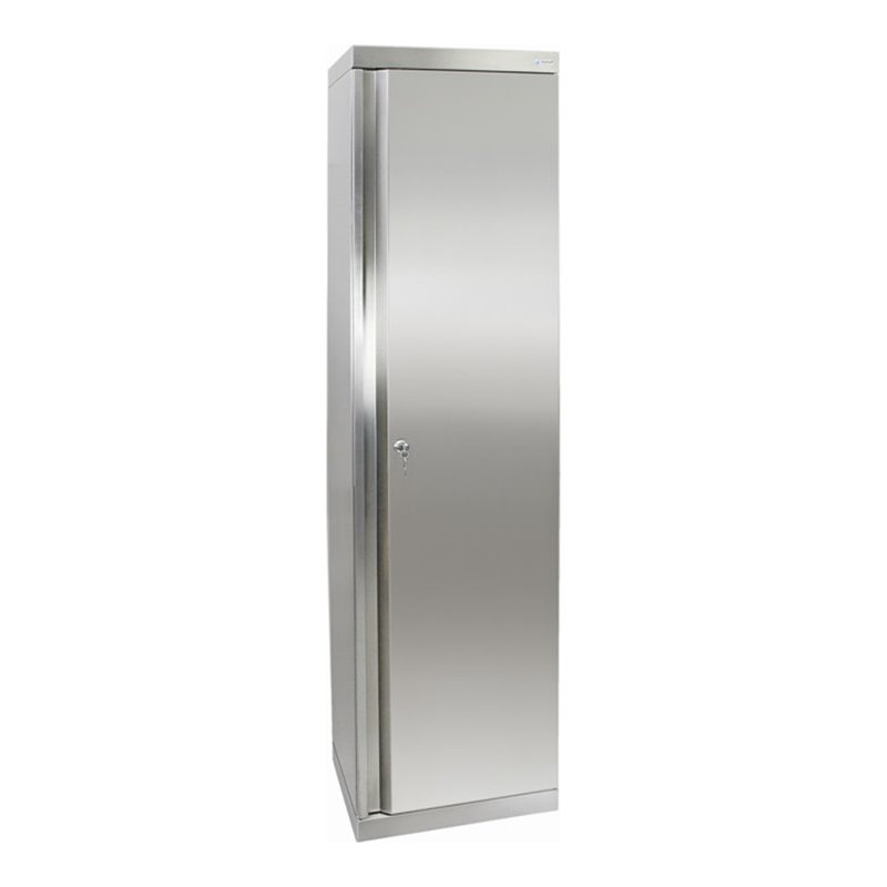 Stumpf Edelstahl-Aufbewahrungsschrank Cabinox, 1800x450x400mm, 4 Fachböden