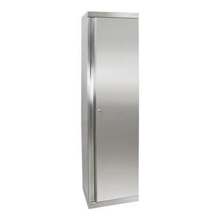 Stumpf Edelstahl-Aufbewahrungsschrank Cabinox, 1800x450x400mm, 4 Fachböden