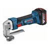 Bosch Akku-Blechschere GSC 18V-16 mit 2 x 5,0 Ah Li-Ion Akku L-BOXX