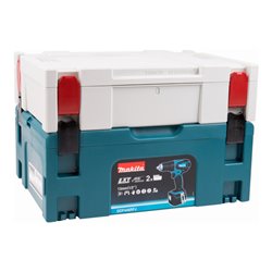 Makita Akku-Bohrschrauber 14,4 V/3,0 Ah DDF446RFJ + STIER Bohrer-Bit-Set im Systainer 62-teilig